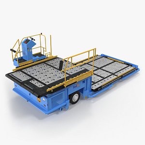 3D aircraft ground support lower model