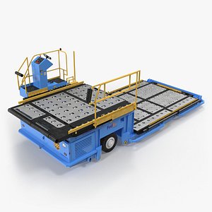Aircraft Ground Support Lower Deck Loader Commander 15 3D Model