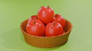 3D Apple Basket