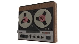 RECORD PLAYER RETRO 3D model