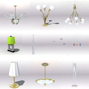 techno modern classic light 3d max