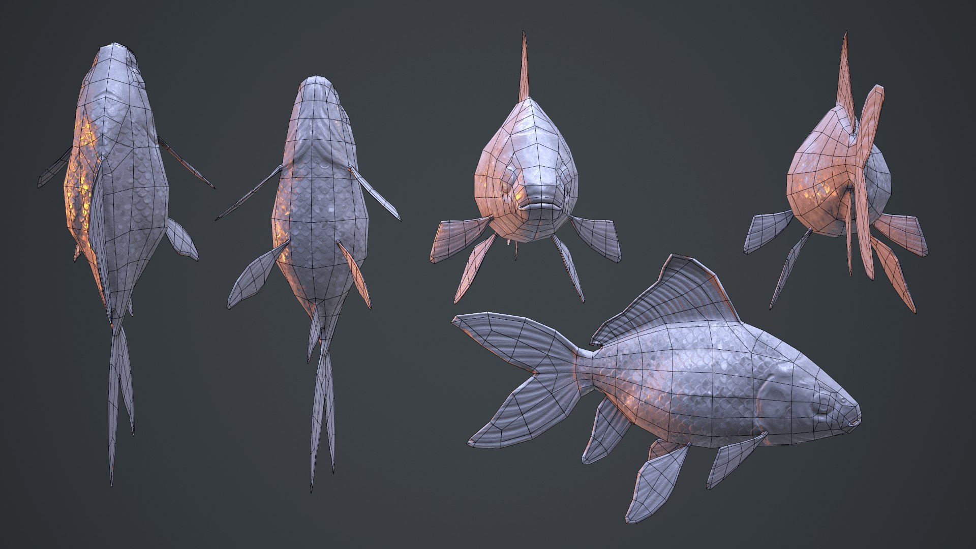 3D model goldfish pbr ready context https://p.turbosquid.com/ts-thumb/tr/v7Da3V/eU/goldfish_wireframe/png/1651558292/1920x1080/fit_q87/fcc79b93748167b00bacfd2a397cc6e6bc8b1828/goldfish_wireframe.jpg