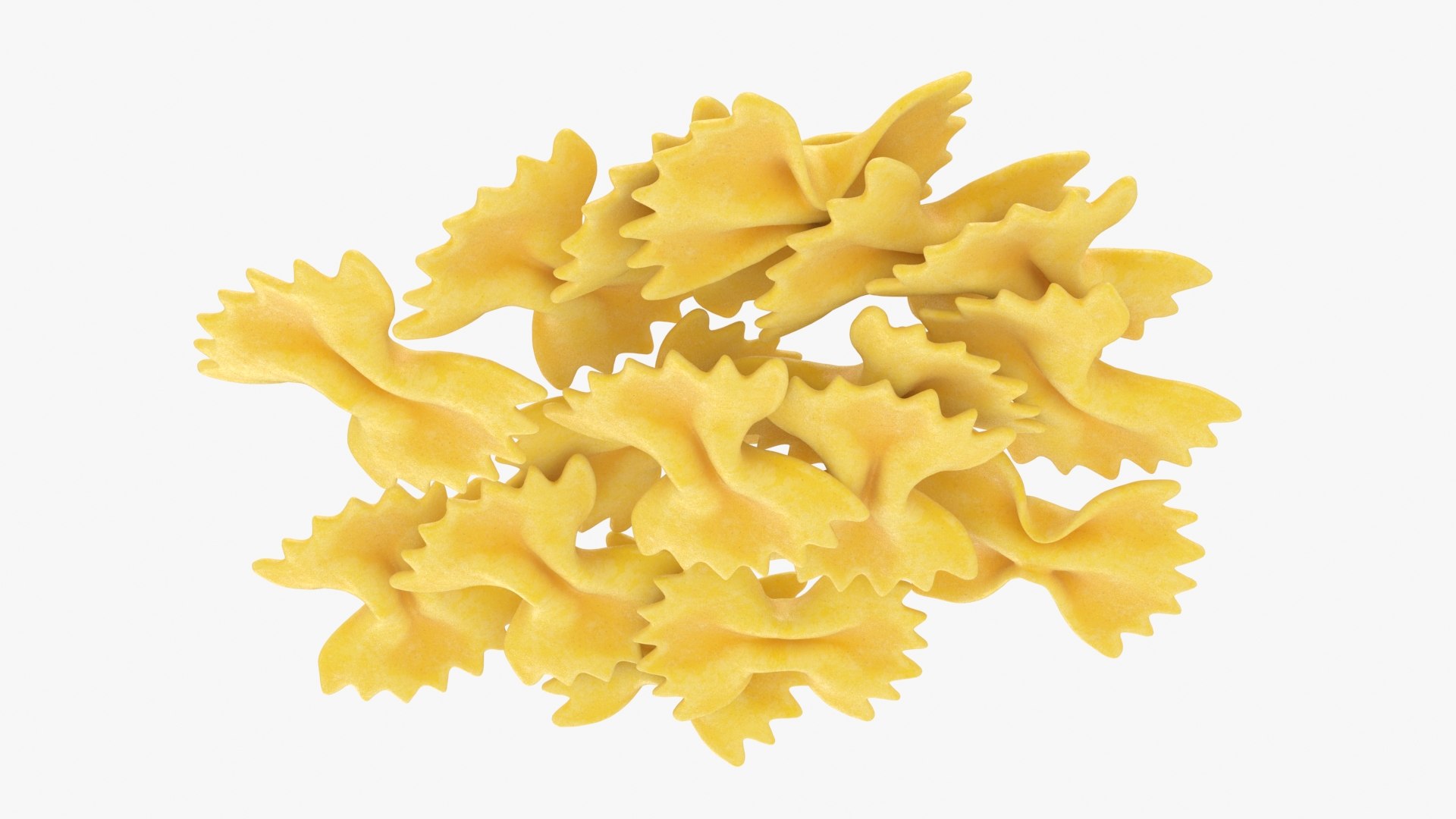 Raw Farfalle Pasta 3D model https://p.turbosquid.com/ts-thumb/tr/vjuwEI/2x/farfalle_b0022/jpg/1714209856/1920x1080/fit_q87/4f101293313fa854ecd2b91b2ece74e47bcb777c/farfalle_b0022.jpg