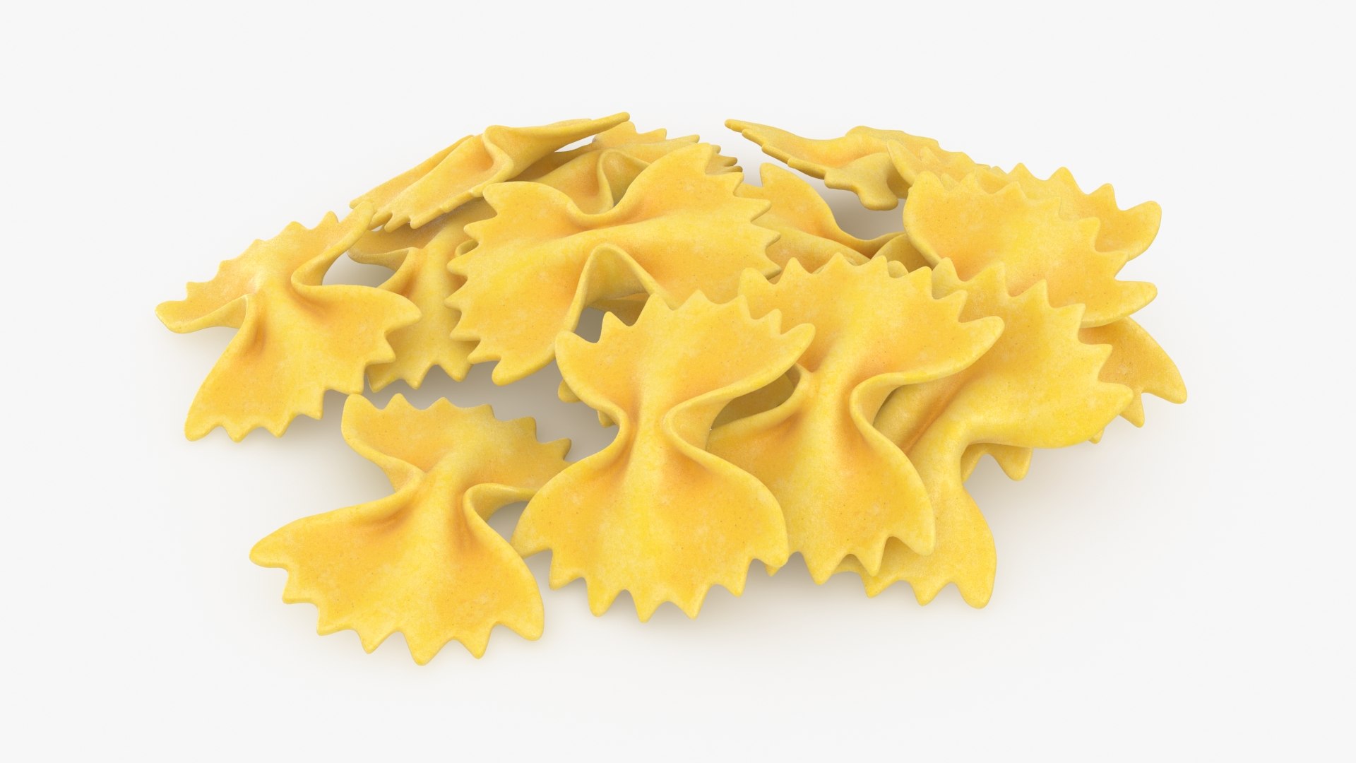 Raw Farfalle Pasta 3D model https://p.turbosquid.com/ts-thumb/tr/vjuwEI/Zc/farfalle_b0012/jpg/1714209852/1920x1080/fit_q87/a14447902488e74aae917706079756e98f4e8162/farfalle_b0012.jpg