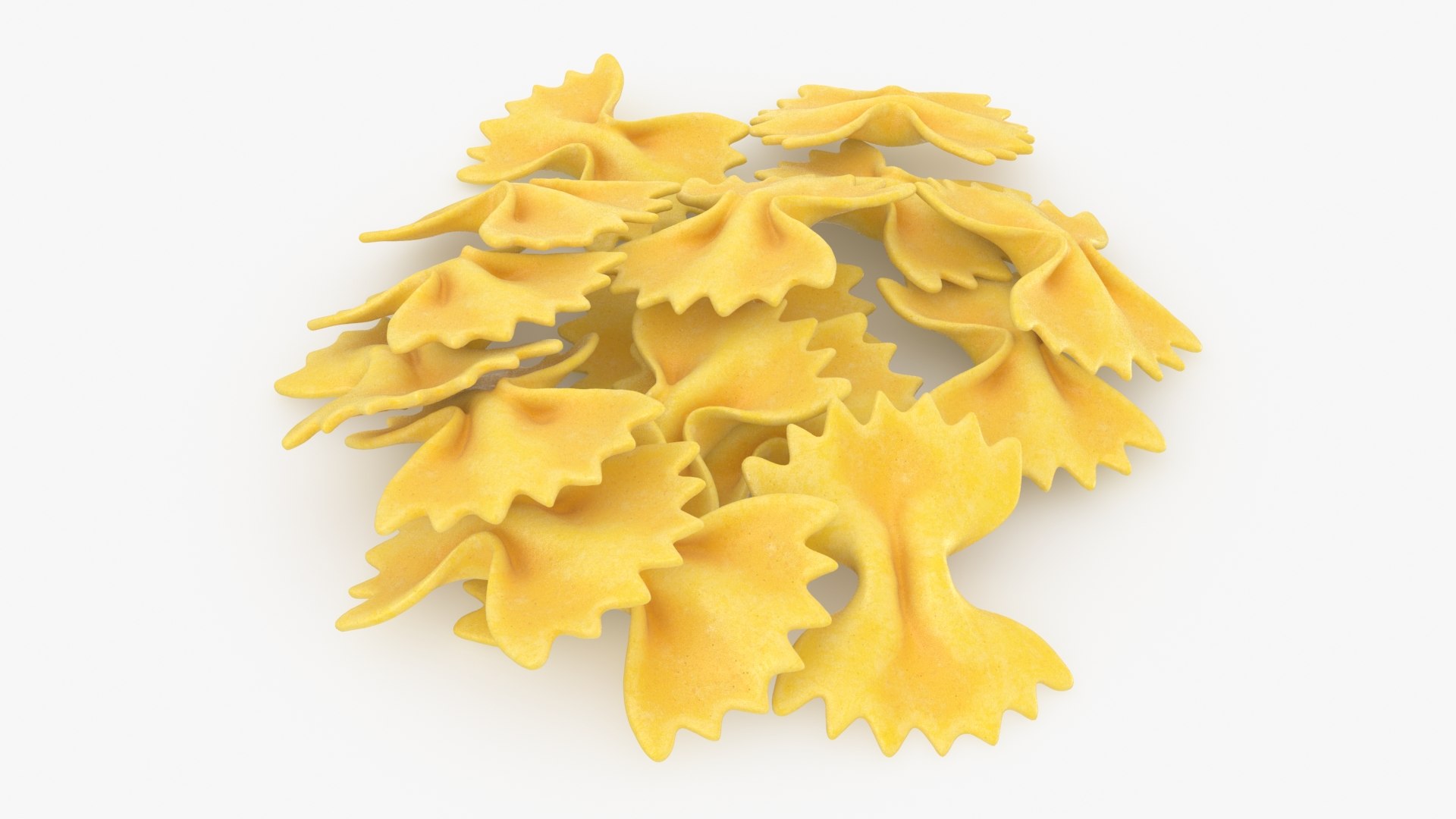 Raw Farfalle Pasta 3D model https://p.turbosquid.com/ts-thumb/tr/vjuwEI/os/farfalle_b0002/jpg/1714209847/1920x1080/fit_q87/627e9dc2dfe96d9fd8ffe523fae371201be597fc/farfalle_b0002.jpg