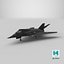 Avión furtivo F-117 Nighthawk con piloto