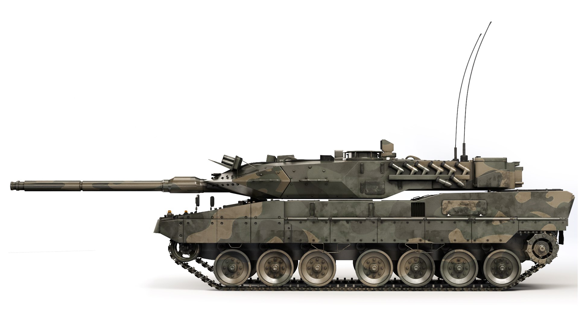 3D Tank Leopard 2A7 2006 Model - TurboSquid 1995975