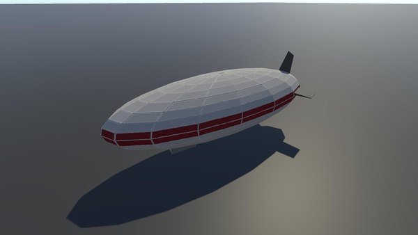 Blimp - Game Ready 3D model - TurboSquid 1999396