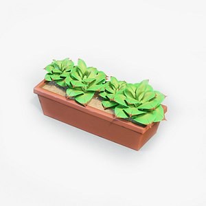 3D Stylized House Plant 5 model