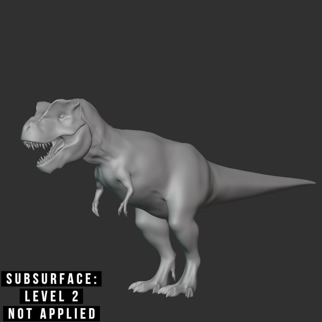 modelo 3d Tiranolofosaurio Basemesh Low Poly - TurboSquid 1995280
