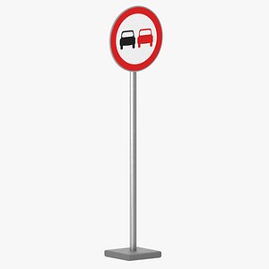 Road Sign No Overtaking