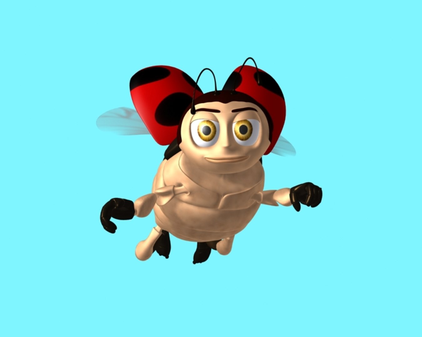 ladybug bug 3d model