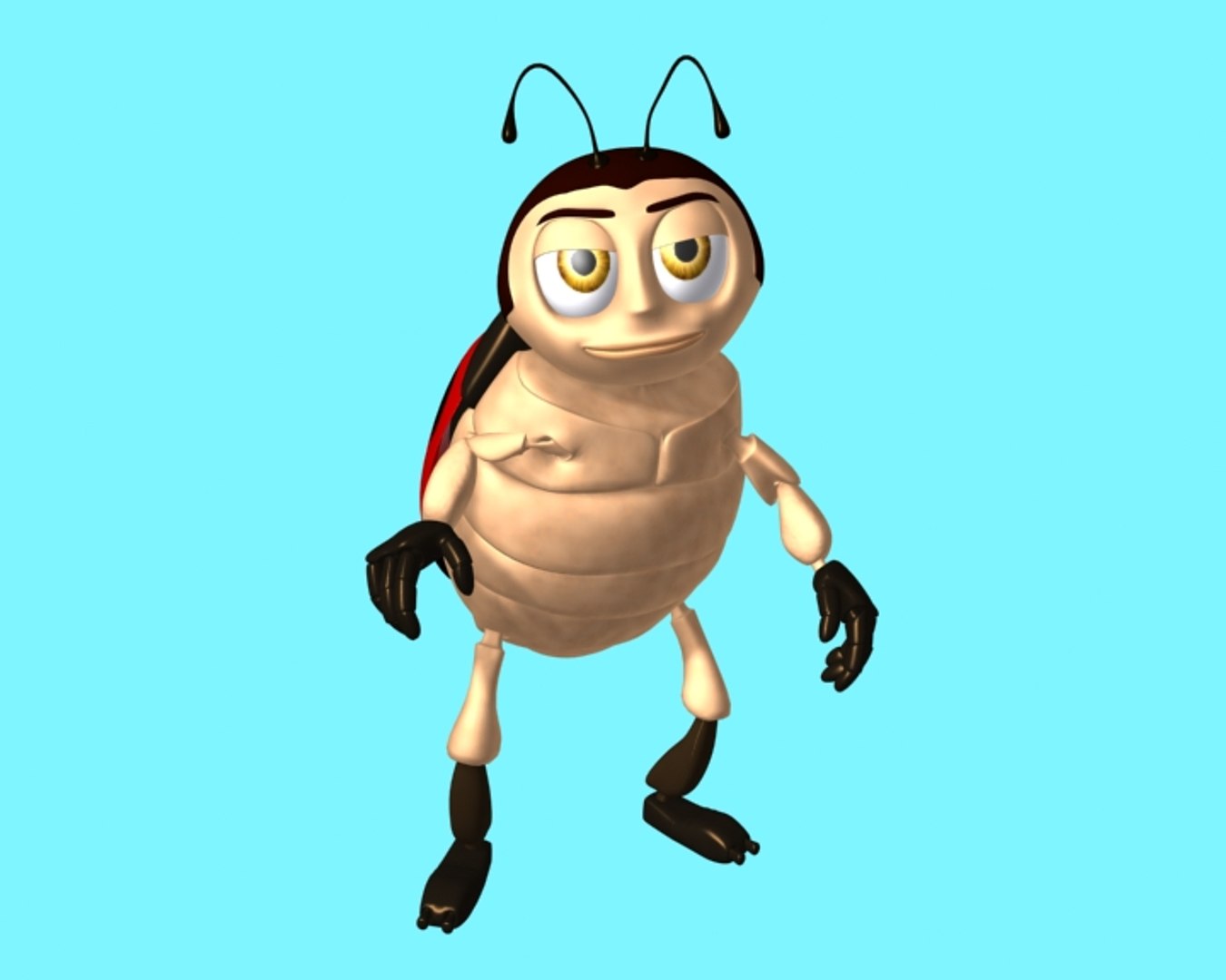 ladybug bug 3d model
