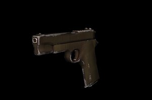 3D pistol model