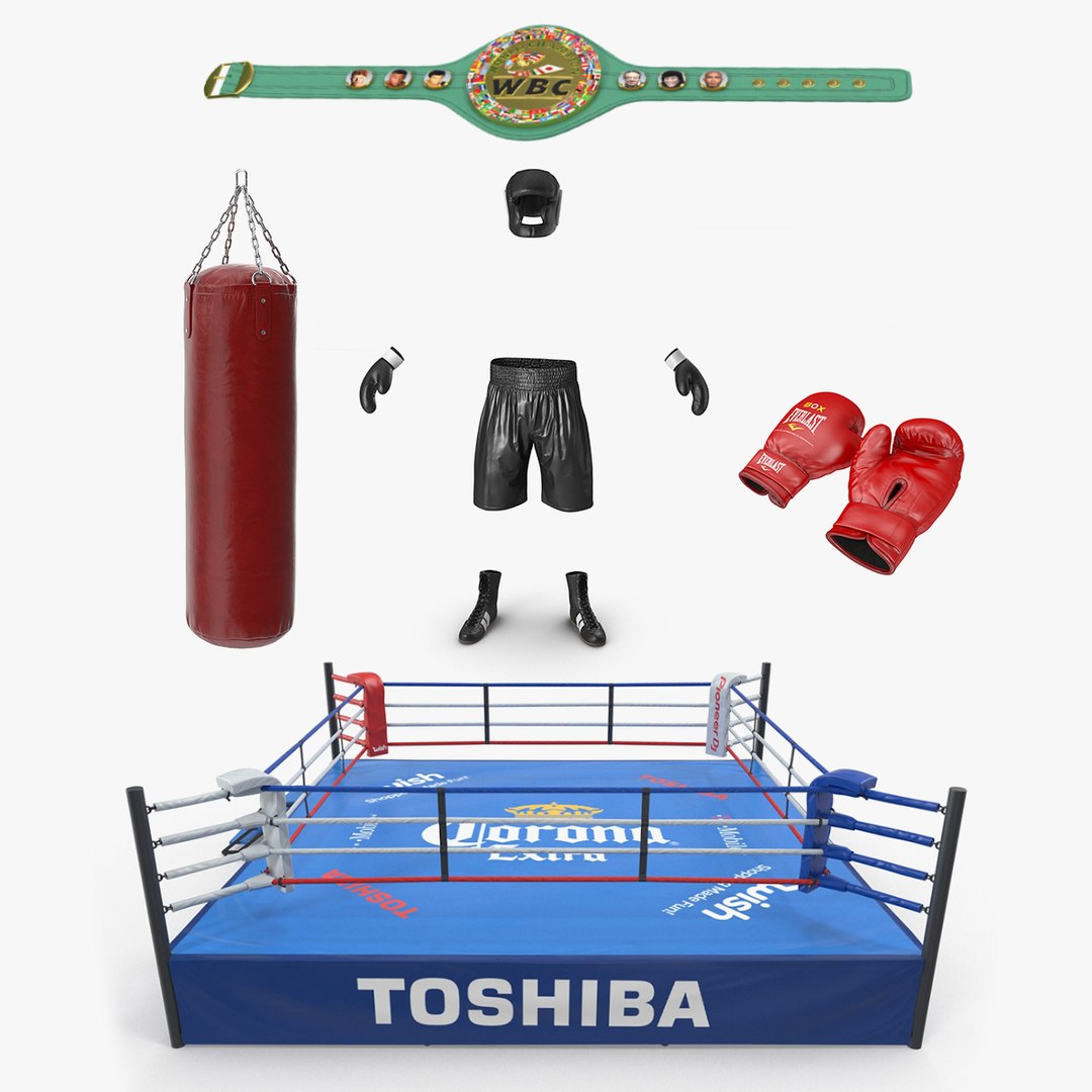 Boxing Collection 3 3D model preview