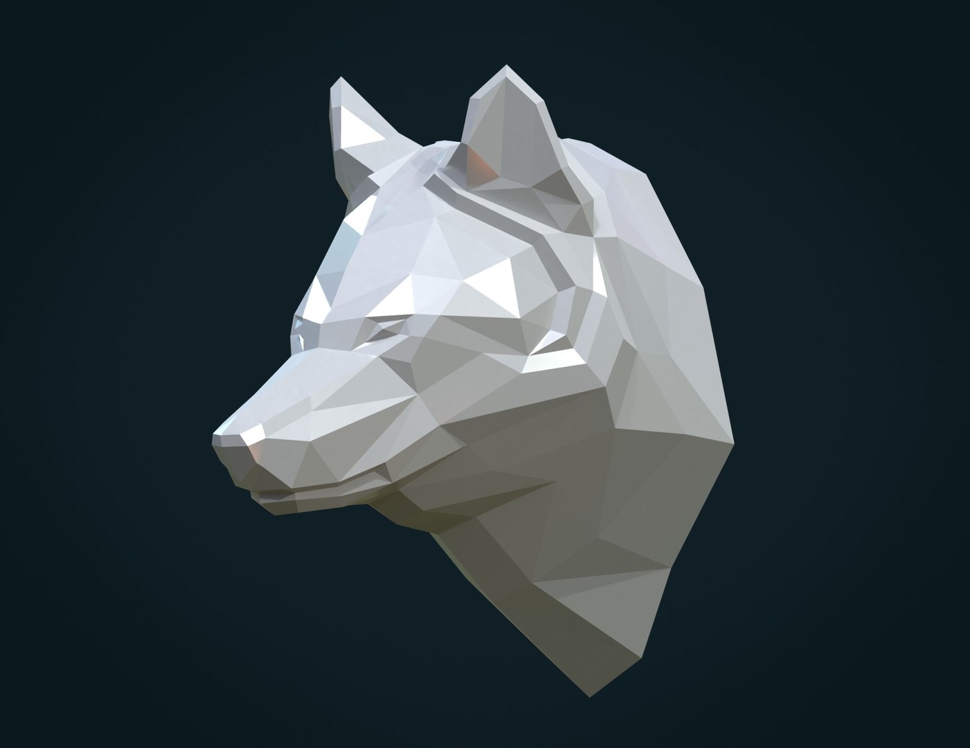 3D Wolf Head Model - TurboSquid 1517978