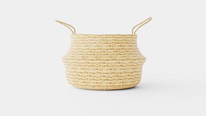 Round storage basket model