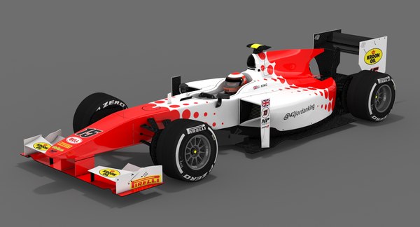 Mp motorsport formula 2 3D model - TurboSquid 1151057