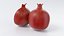 Cartoon Pomegranate Set 3D model