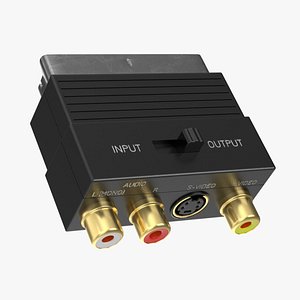 SCART RCA S-Video adapter