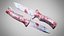 Cuchillo 7 Blossom Pink FT con sangre