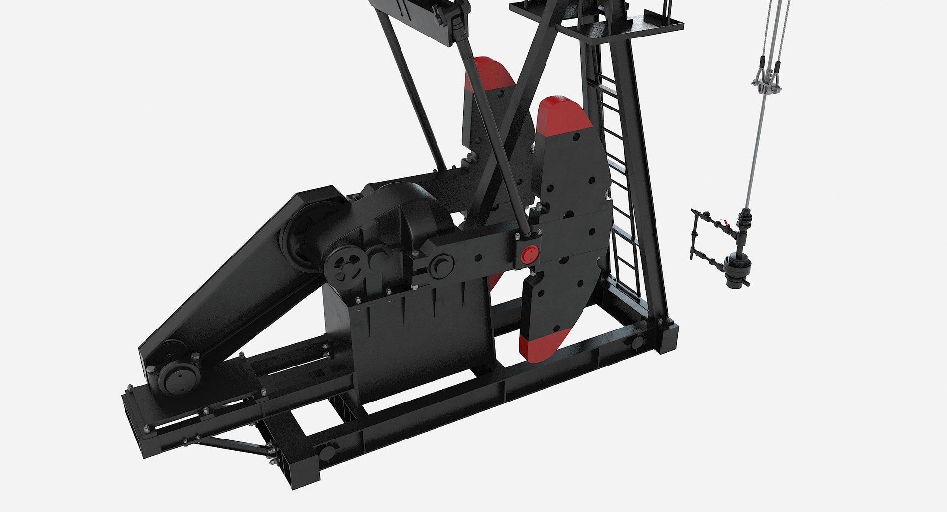 Beam Pumping Unit 3d Model