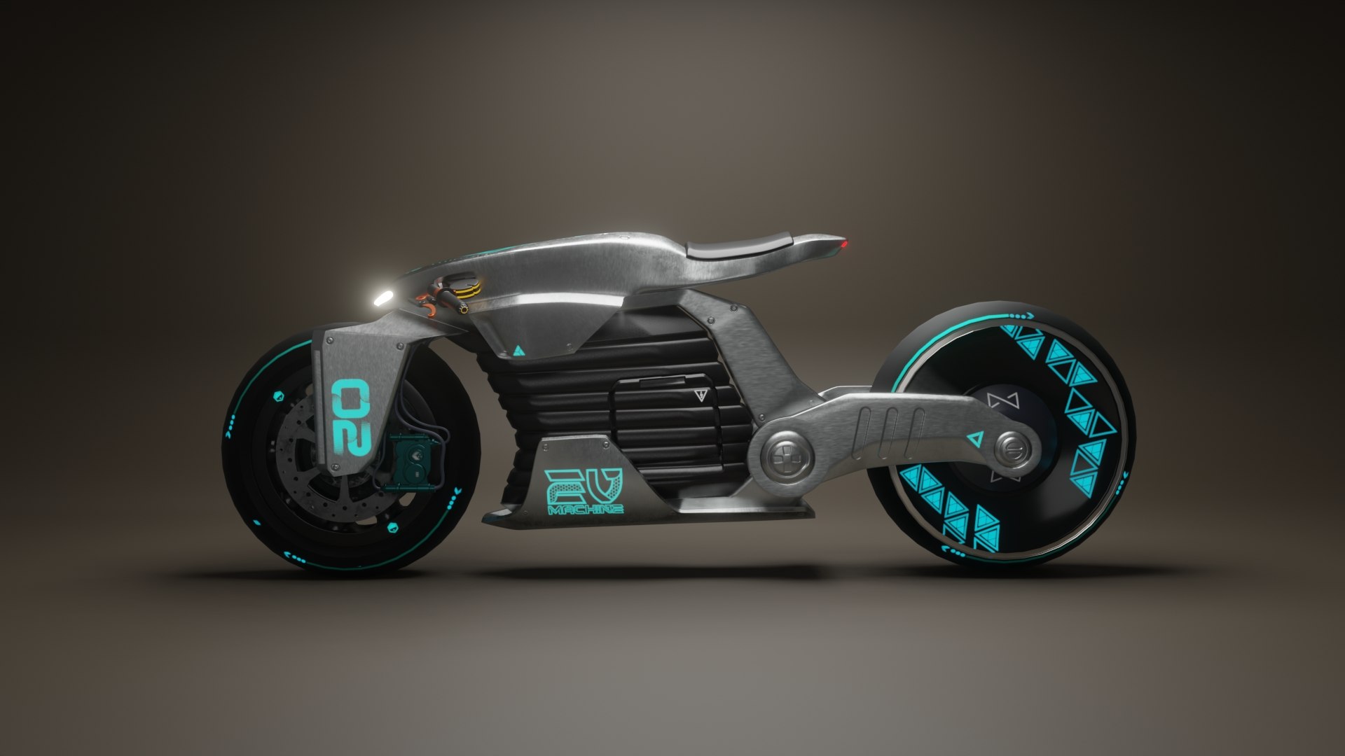 Sci-Fi Concept Bike 2 3D - TurboSquid 1891712