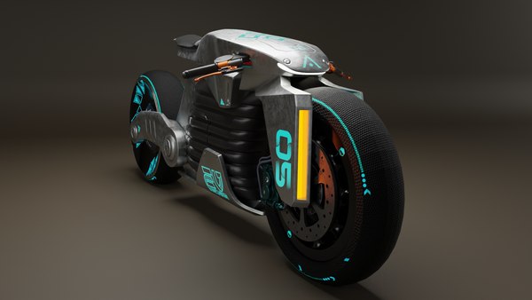 Sci-Fi concept Bike 2 3D - TurboSquid 1891712