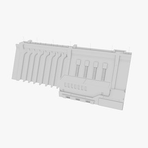 3D model hydroelectric dam