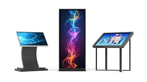 3D model Information Kiosk Collection