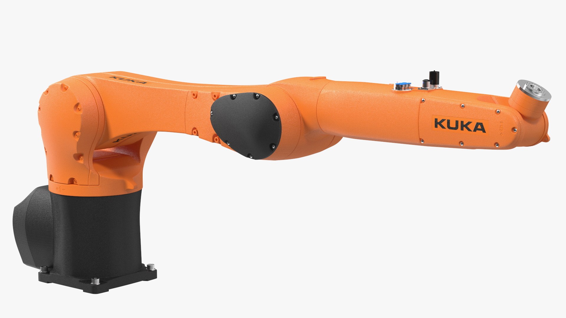 Robot Arm Kuka R1100 Rigged for Maya 3D model preview
