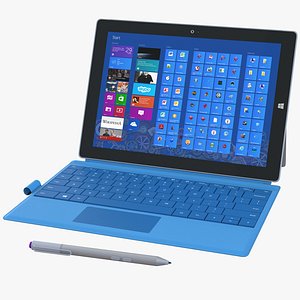Microsoft Surface 3 Rigged