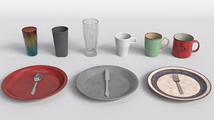 Kitchenware Pack1 3D model