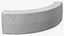 Concrete Curb Rounded
