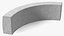 Concrete Curb Rounded