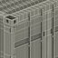 Model 3D o wysokości 40 stóp High Cube Container B