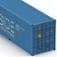 Model 3D o wysokości 40 stóp High Cube Container B
