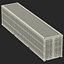 Model 3D o wysokości 40 stóp High Cube Container B
