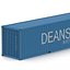 Model 3D o wysokości 40 stóp High Cube Container B