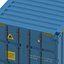Model 3D o wysokości 40 stóp High Cube Container B