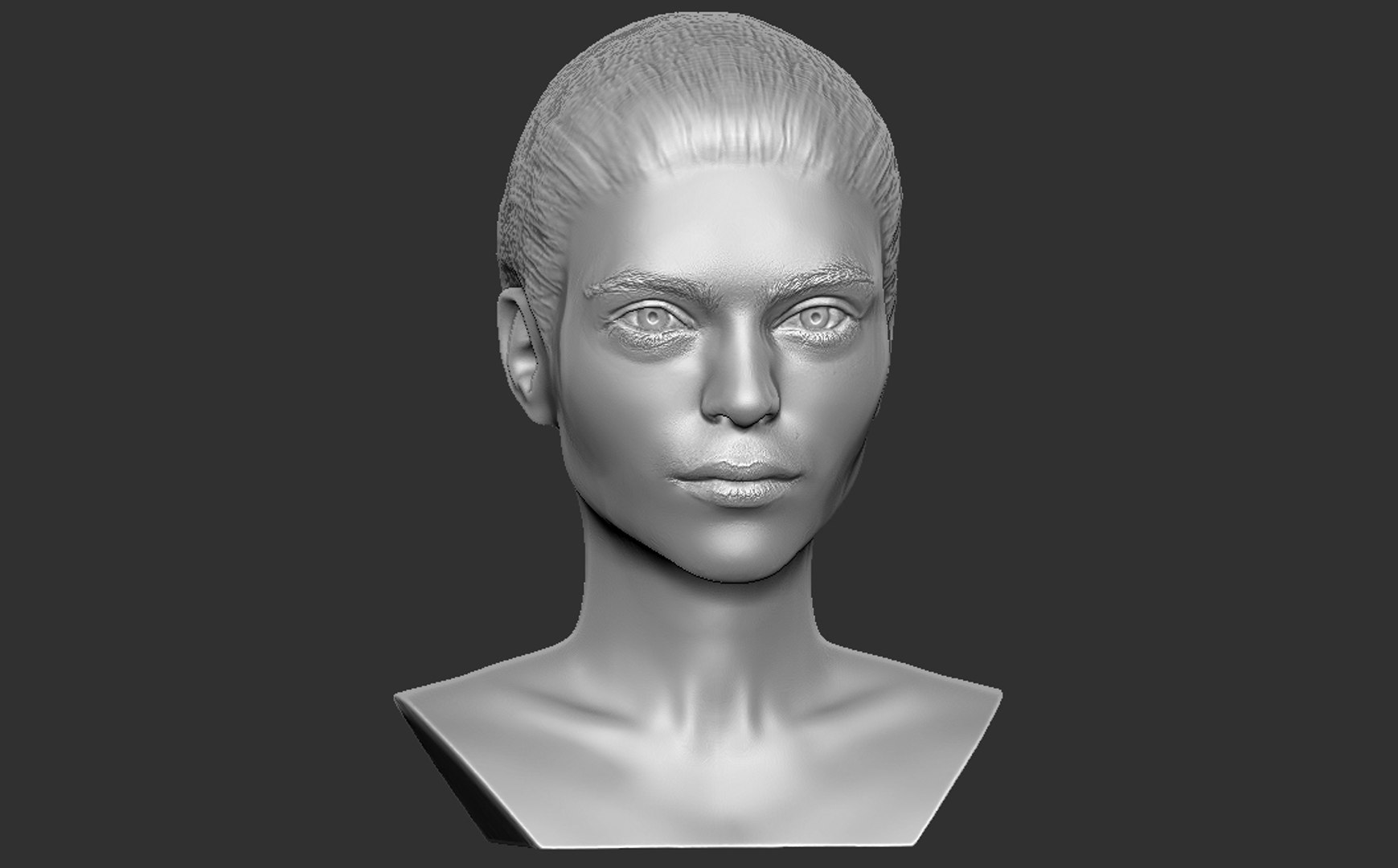 3D Bust Woman Printing - TurboSquid 1656540