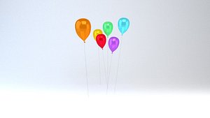 3D model balloon assets
