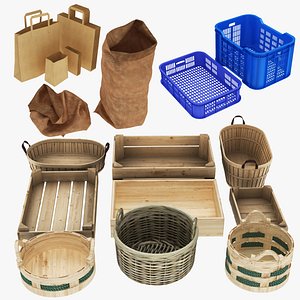 Crate Basket and Bag Collection