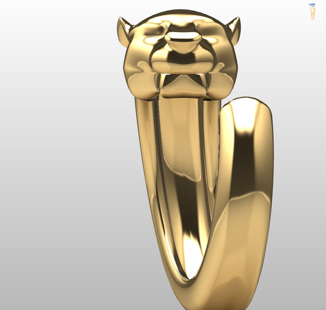 Ring Gold Gem 3dm