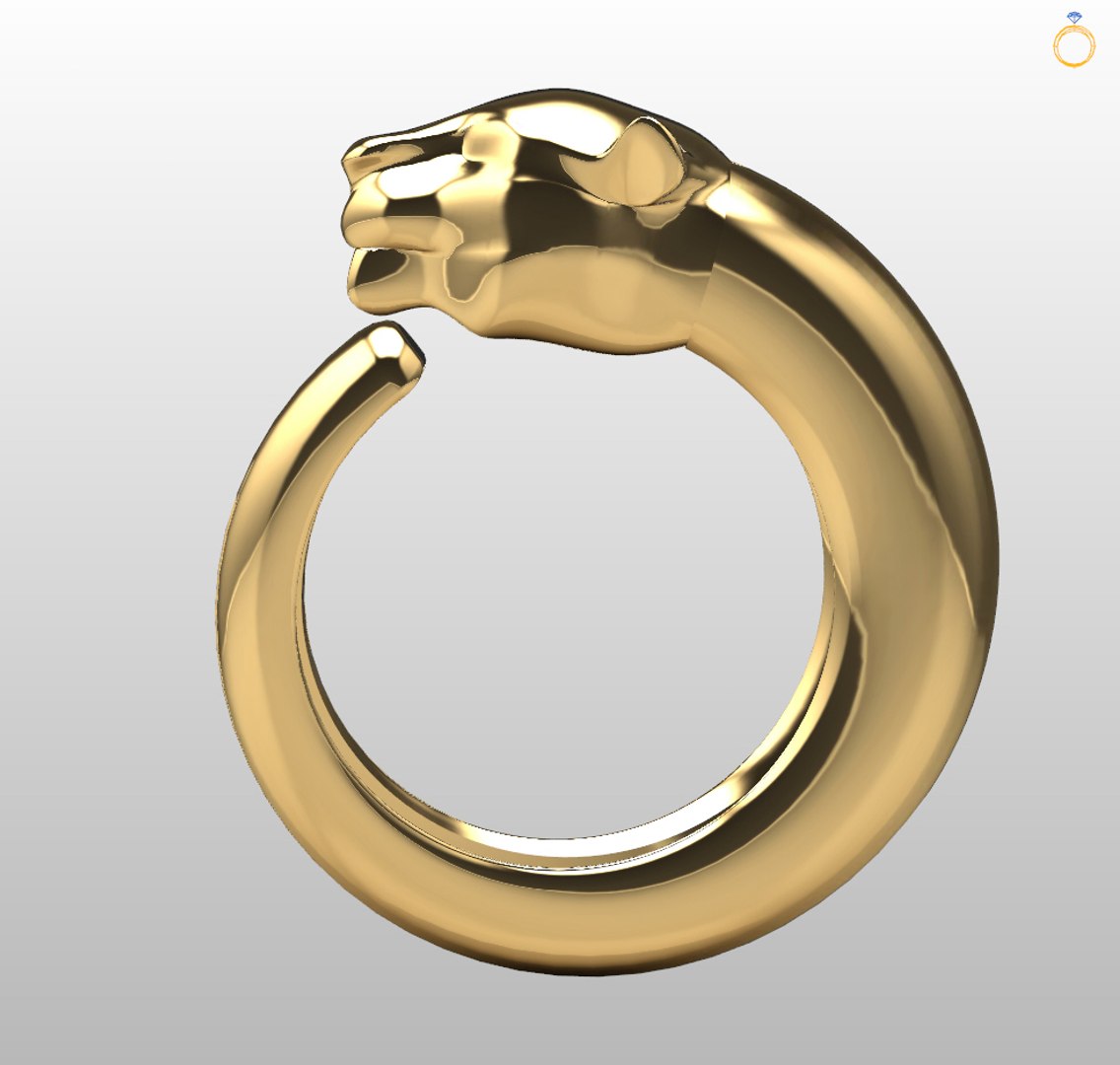 Ring Gold Gem 3dm