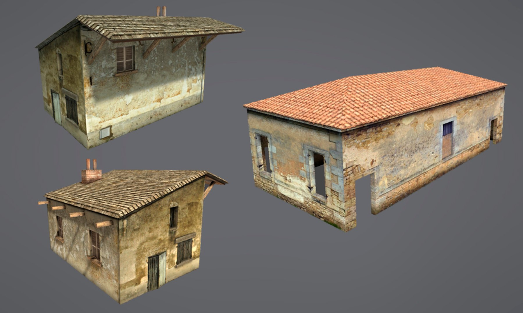 assets set 3D model https://p.turbosquid.com/ts-thumb/tt/nL3u8z/cWgIKjis/abandoned_v1/jpg/1559837202/1920x1080/fit_q87/52b06e98b4e9de24661ccafb4a227f5e5e57039a/abandoned_v1.jpg