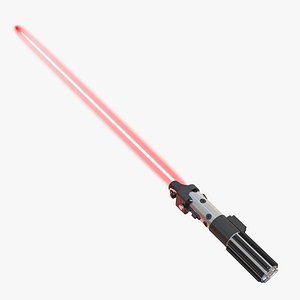 Star Wars Lord Darth Vader Lightsaber 3D Model