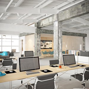 Industrial Office interior