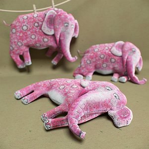 elephant kids toy 01 3D model