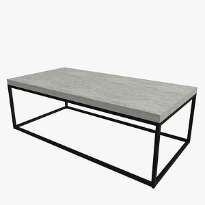CENSI MODERN INDUSTRIAL RECTANGULAR COFFEE TABLE FREE